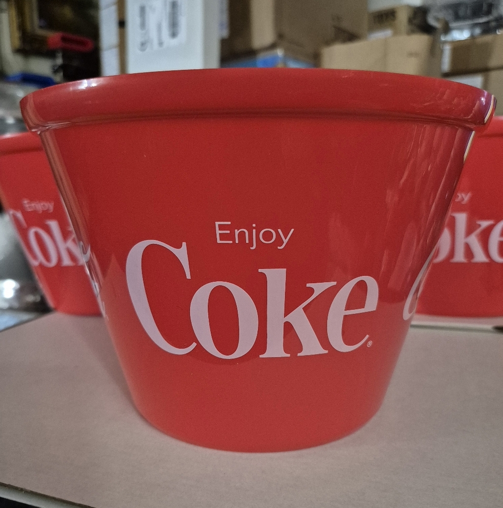 Coca-Cola Popcorn Bowl / Candy Bowl Snack Bowl - 3 COUNT PACK NEW NWT